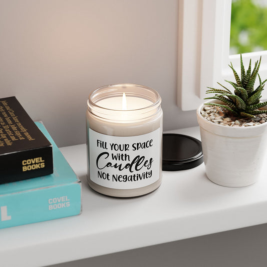 Scented Soy Candle with Inspirational Quote | Aromatherapy & Self-Care Gift for Her