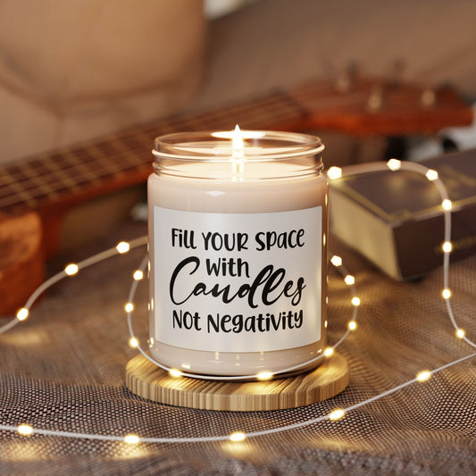 Scented Soy Candle with Inspirational Quote | Aromatherapy & Self-Care Gift for Her